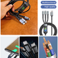 ⚡Last Day 49% OFF - Transparent Luminous 3-in-1 Super Fast Charging Cable🔥