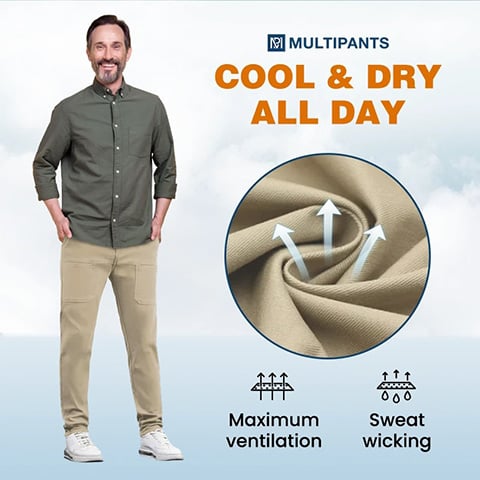 ✨2025 New Arrival 65% OFF👖MultiPants – High Stretch Multi-pocket Durable Cargo Pants
