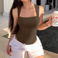 🥰LAST WEEK HOT SALE ￡8.99!!🔥Sleeveless Tummy Control Tank Tops Bodysuits🎉
