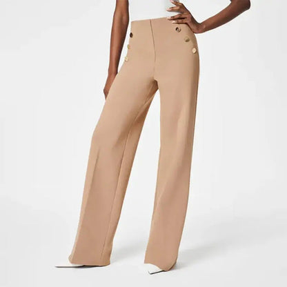 🔥Spring Hot Sale 69% OFF🔥High Stretch Tummy Control Button Wide Leg Pants
