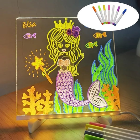 🎅Christmas Gift idea 49%OFF -🎨LED Note Board🎁Buy 1 Get 7 Colour Pens For Free🎁