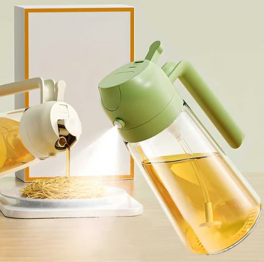 🔥2025 Kitchen Hot Sale 49% OFF🔥Leak-Proof Glass Oil Bottle, Spray & Pour