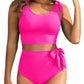 💥Last Day Special Sale 49% OFF🩱Bow Knot High-Waist Tummy Control Tankini
