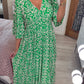 🔥LAST DAY SALE 49% OFF🔥💃Bohemian Vintage V-Neck Floral Casual Long Dresses