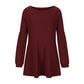 Last Day 49% Off🔥Empire Waist Ribbed Knit Dress