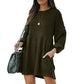 Last Day 49% Off🔥Empire Waist Ribbed Knit Dress