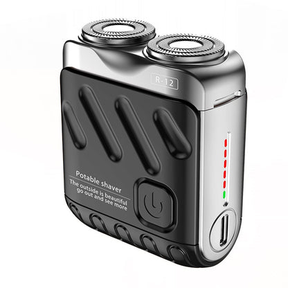 🎁A Perfect Father's Day Gift🎁💥Hot Sale 50%OFF🔥Portable Rotary Dual Ring Electric Shaver
