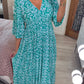 🔥LAST DAY SALE 49% OFF🔥💃Bohemian Vintage V-Neck Floral Casual Long Dresses
