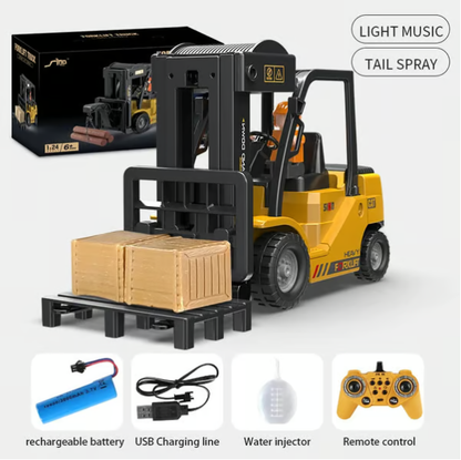 🎁 Funny Father's Day Surprise: 50% Off! 🔥 RC Forklift with Lights, Music & Spray – Limited Time Only! ⏰ Enjoy Free Shipping!