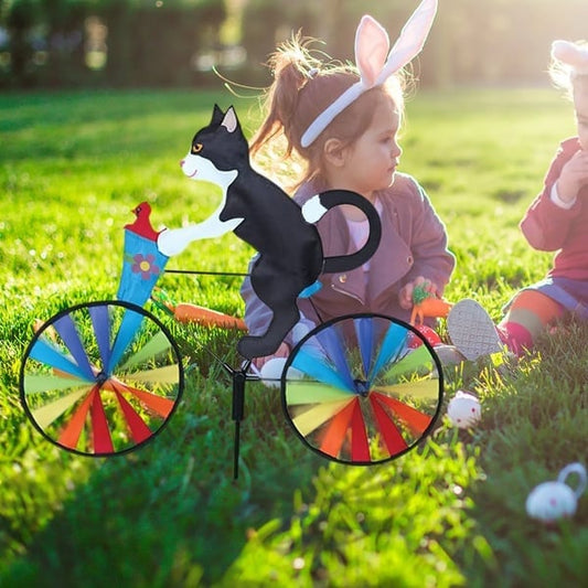 😺10% Off For One Set🐶CAT BICYCLE WIND SPINNER🚲