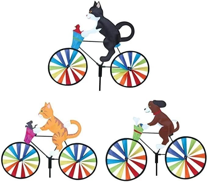 😺10% Off For One Set🐶CAT BICYCLE WIND SPINNER🚲-6