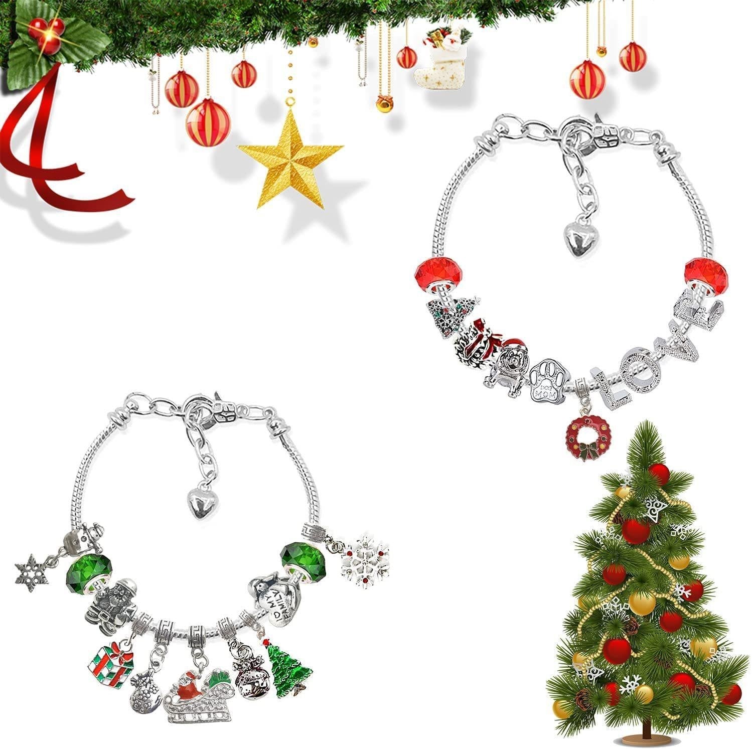 🎉Buy 2 Get 18% Off🎅DIY Christmas Advent Calendar Bracelets Set-5