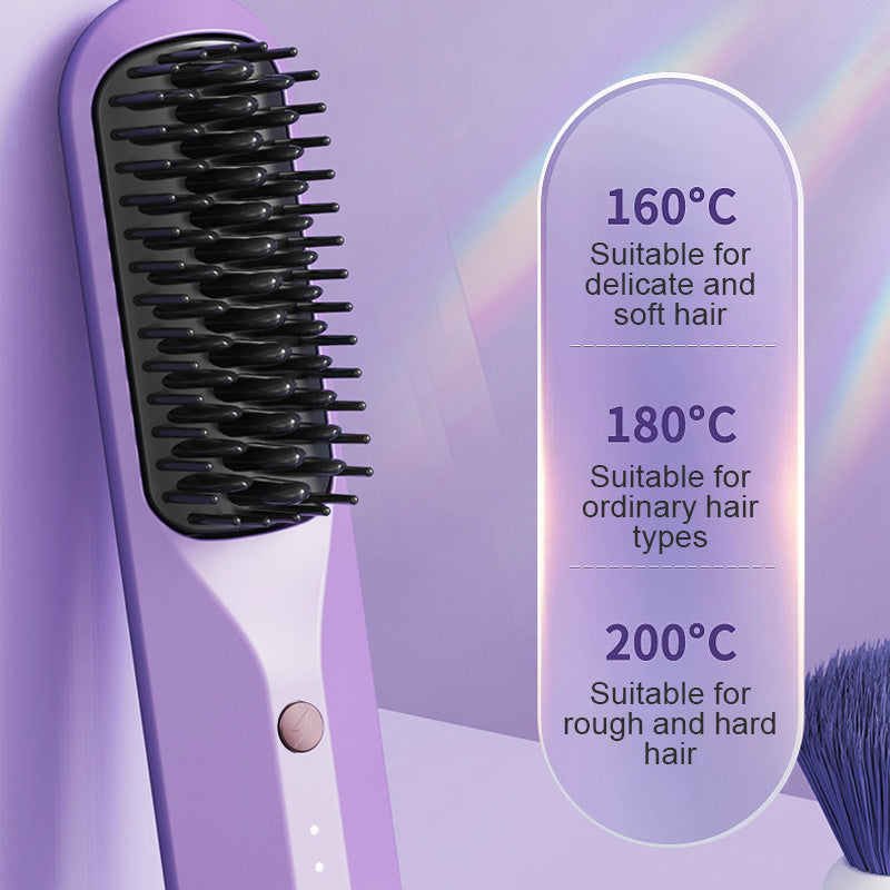 🔥LAST DAY PROMOTION SALE 49% OFF🔥Women's Hair Straightener Comb✨️💕-5