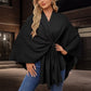 💥Last Day Promotion 49% OFF💥💕Elegant Shawl Wraps Soft Open Front Poncho Sweater💃💃