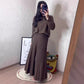 💥BLACK FRIDAY SALE 50% OFF!💃Women's Round-Neck Top ＆ Pleated Skirt 2-Piece Set
