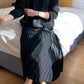 💥BLACK FRIDAY SALE 50% OFF!💃Women's Round-Neck Top ＆ Pleated Skirt 2-Piece Set