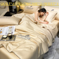 Free shipping 🎁Get Ready For Summer🛏️ Summer Simple Ice Silk Quilt❄️