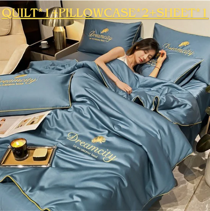 Free shipping 🎁Get Ready For Summer🛏️ Summer Simple Ice Silk Quilt❄️