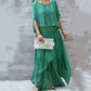 💥Buy 2 Get 10% off🔥Loose Top & Slit Wide-Leg Pants Chiffon 2-Piece Set