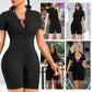 ✨2025 New Arrival 65% OFF🔥Women’s Short Sleeve Workout Jumpsuit with Front Zipper Closure