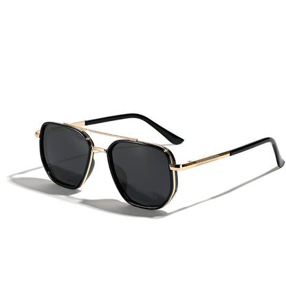 ✨Hot Sale 49% Off🥰Geometric Double-Beam Polarized Sunglasses – Bold Style, Ultimate Clarity! 🕶️